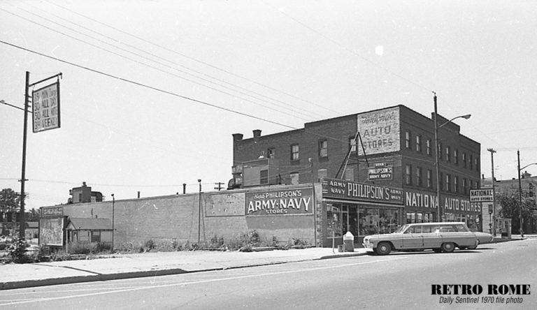 Corner of Dominick and George - 1970 - Retro Rome